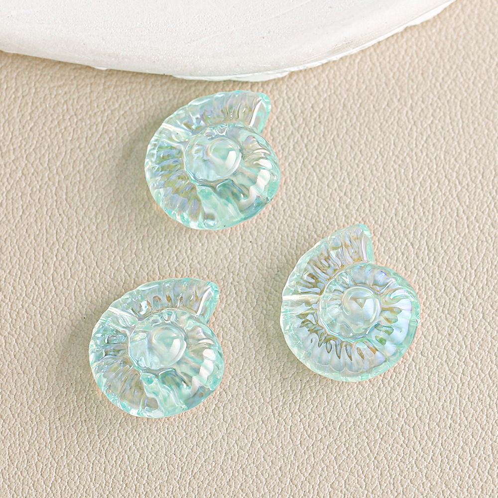 15.6 * 17.2MM - concha - verde claro (10 piezas / paquete)