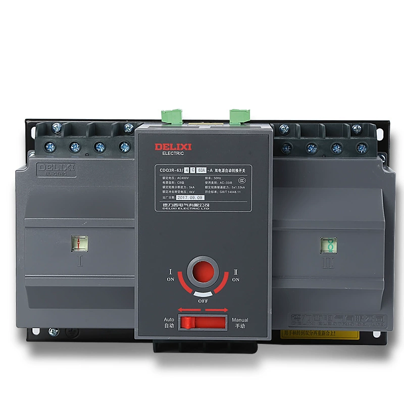德力西 CDQ3R-63 4C 20 25 32 40 50 63A CB 级 双电源 自动切换开关