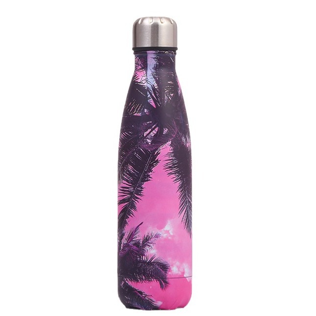 Taza de acero inoxidable de calidad de lote directo de fábrica patrón de puesto creativo botella de Coca Cola necesidades diarias simples suministro de taza de vacío