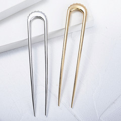 Korean Bestselling Simple U-Shaped Hairpin Ancient Style Headpiece Everyday Versatile Round Hair Accessory for Women