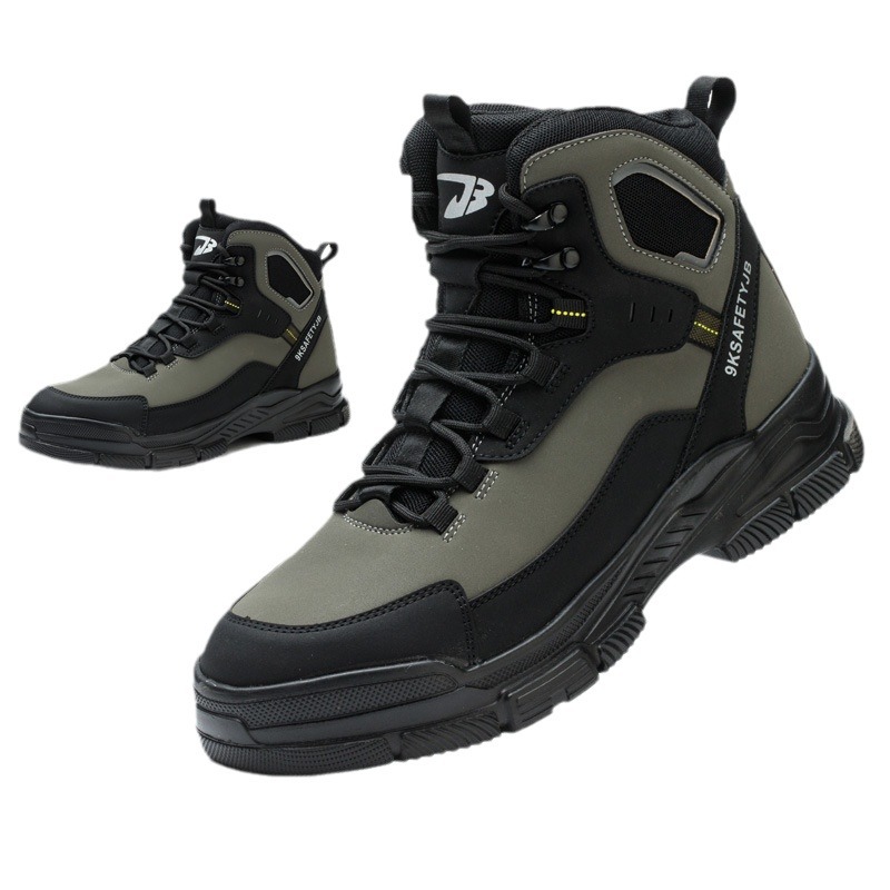 Botas de entrenamiento de seguro laboral de alta ayuda de Choice transfronterizas, a prueba de polvo, a prueba de viento, arena, a prueba de golpes y a prueba de puñaladas, zapatos de seguridad