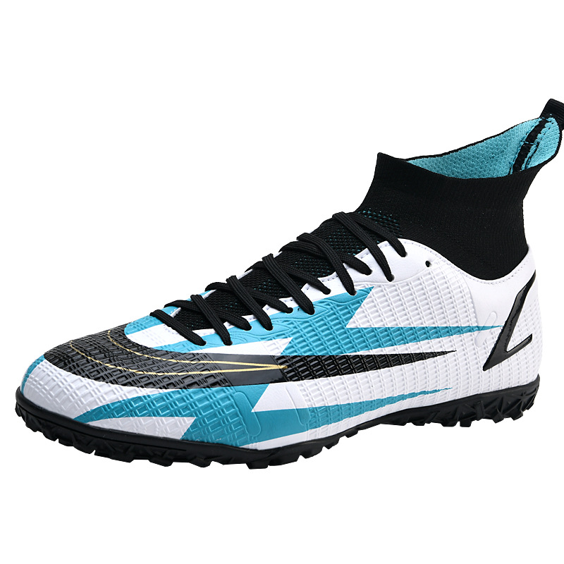 Binbinniao más tamaño de los nuevos hombres de fútbol transpirable zapatos de fútbol de hierba de Interior de uñas largas y cortas zapatos de fútbol