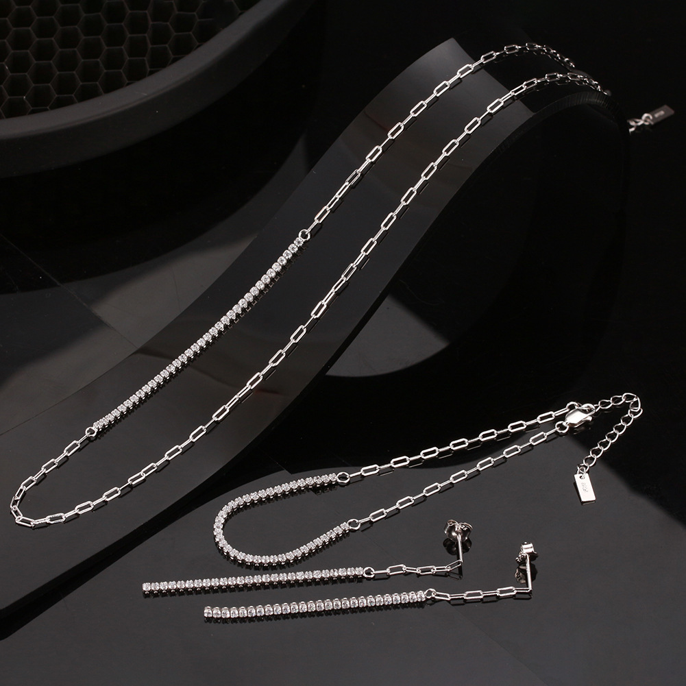 9g Weight 0.03µm Gold Plating Thickness Plated Gold Plating Process 1 Piece Simple Style Geometric Solid Color Sterling Silver Plating 14k Gold Plated Necklace