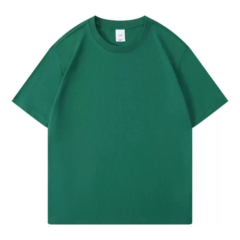 26年新款正肩短袖t恤广告衫上衣纯棉半袖宽松版款重磅男女款