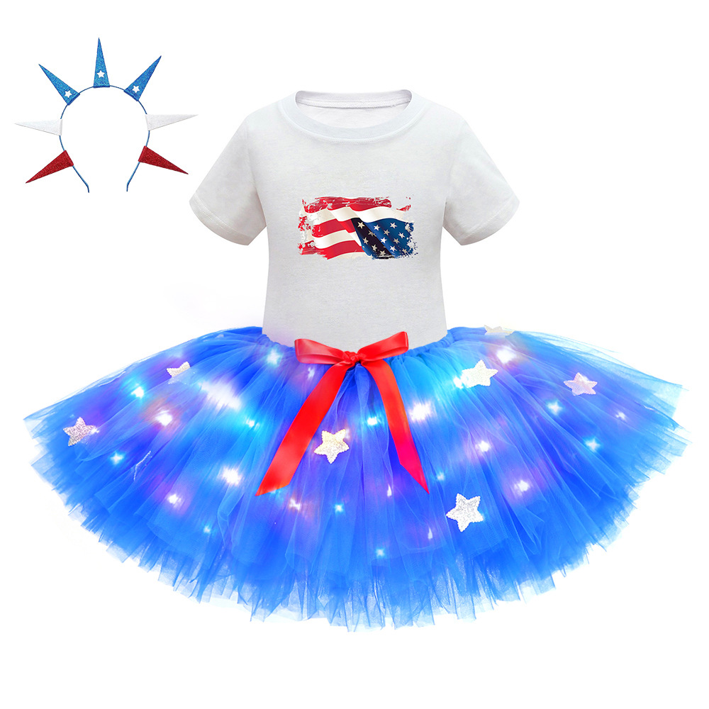 Синий комплект, юбка-пачка