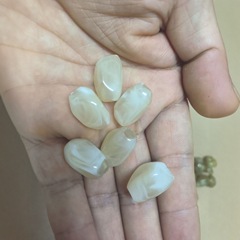亚克力异形双色大孔珠DIY饰品配件手工串珠服饰配件材料批发
