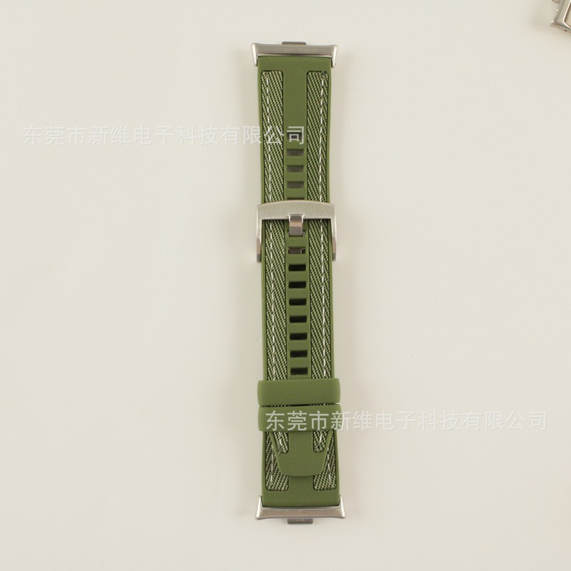 适用小米手环9pro表带8pro腕带尼龙硅胶复合表带华为gt5表带22mm|undefined