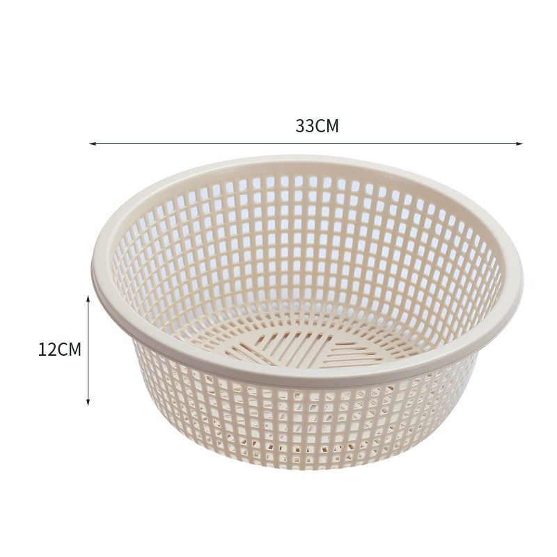 Cesta de drenaje gruesa Cesta de lavado de platos de plástico Cesta de lavado de arroz doméstica Cesta de frutas Cesta de cocina Cesta de lavado de platos gruesa