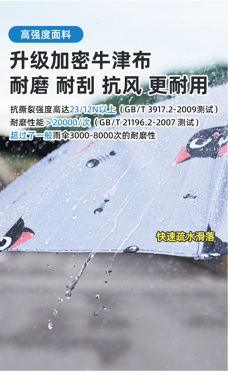 Electric Vehicle Folding Quick-Closing Umbrella for Electric Motorcycle Riders, Rainstorm-Resistant, Wind-Resistant, Durable, Thickened and Enlarged Windproof Rain Shelter