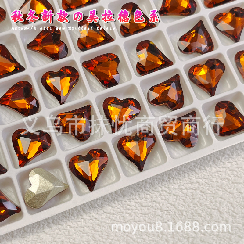 Crooked Heart 12*13MM##JS10-1