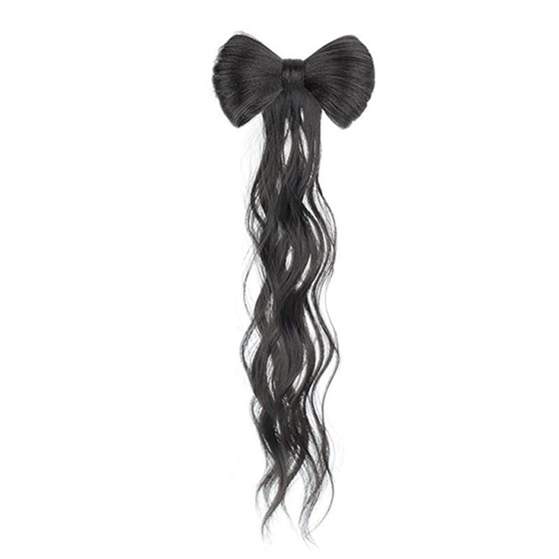 Arco medio lazo alta Cola de Caballo atmósfera pollo pelo trenza clip de pelo bolsa de pelo cabeza de bola Hanfu arco trenza cola de caballo