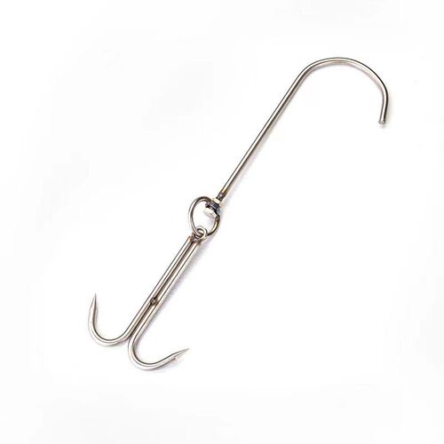 Double hook stainless steel pork hook, meat hook hook, hook stainless steel non-standard slaughtering factory direct selling meat