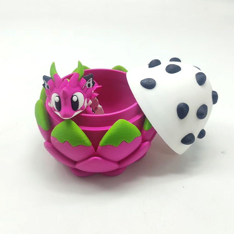 3D打印跨境爆款樱花飞龙蛋套装可爱玩具摆件桌面摆件小女生玩具|undefined