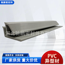 PVC异型材密封条建筑装饰塑料条机械设备防撞保护条灰色异型条材