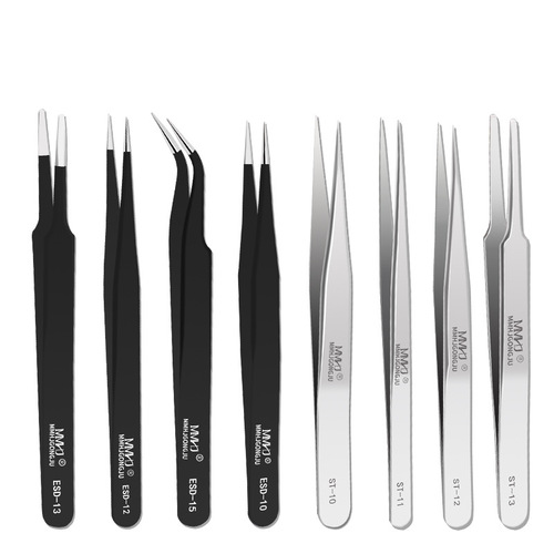 Famous welder, false eyelash tweezers, eyelash artist blooming auxiliary, special golden feather clip, professional eyelash grafting tool