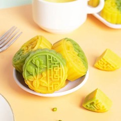 メーカー卸売スムージー緑豆餅栗餅菓子代替食アフタヌーンティー豆餡入り月餅栗餅菓子