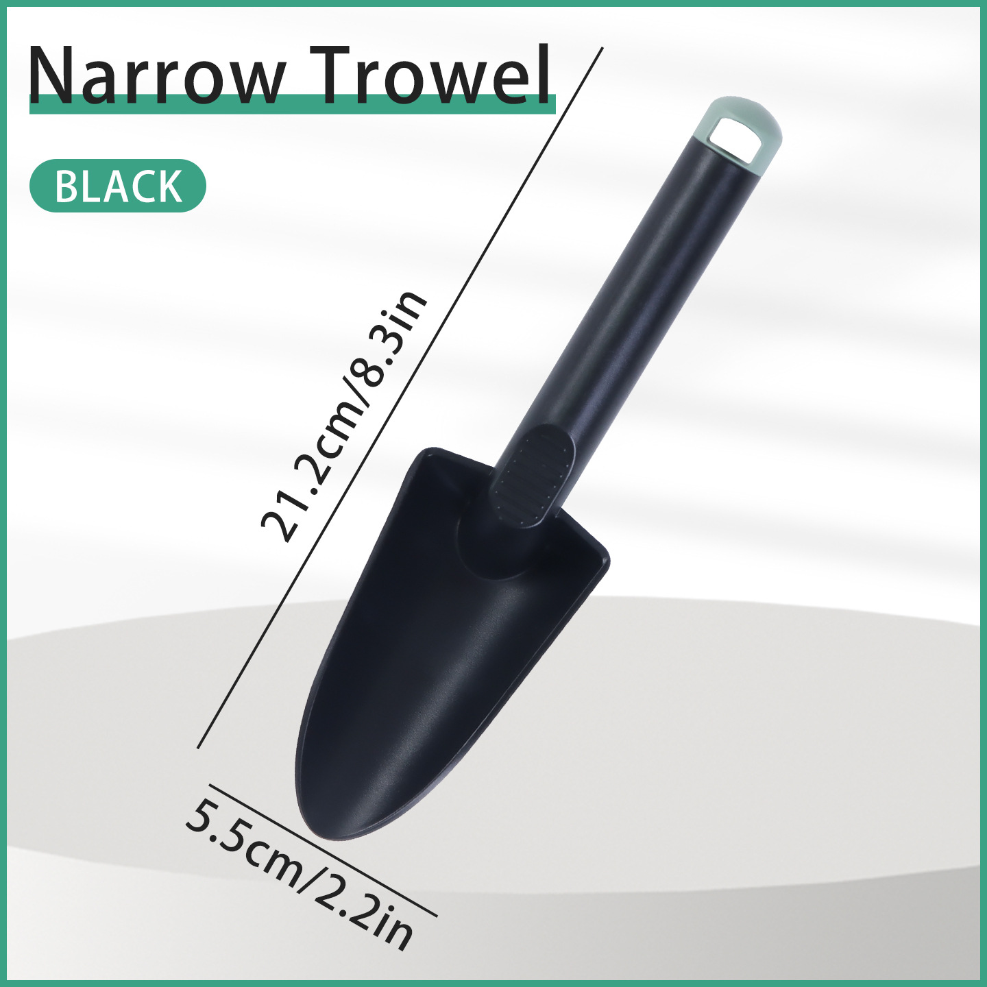 [pp material] j101f black narrow shovel