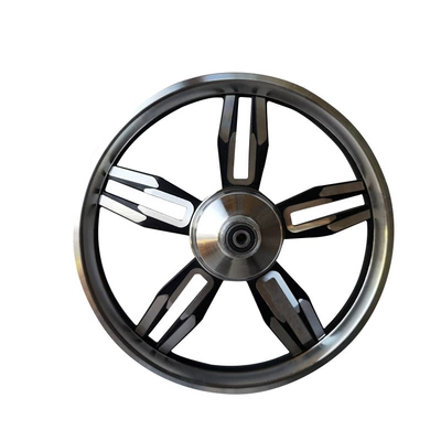 Hub – Wheel - 16-inch-2125-wide-diamond-wheel-10-hole-80-drum-brake-black