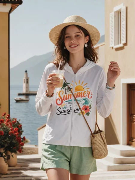Printed sun protection clothing, cross-border Southeast Asian e-commerce, in-stock from Thailand, Indonesia, Vietnam, outdoor jackets