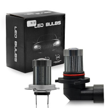 新款汽车led大灯H7高亮电动车鱼眼透镜射灯摩托车远近前照灯改装