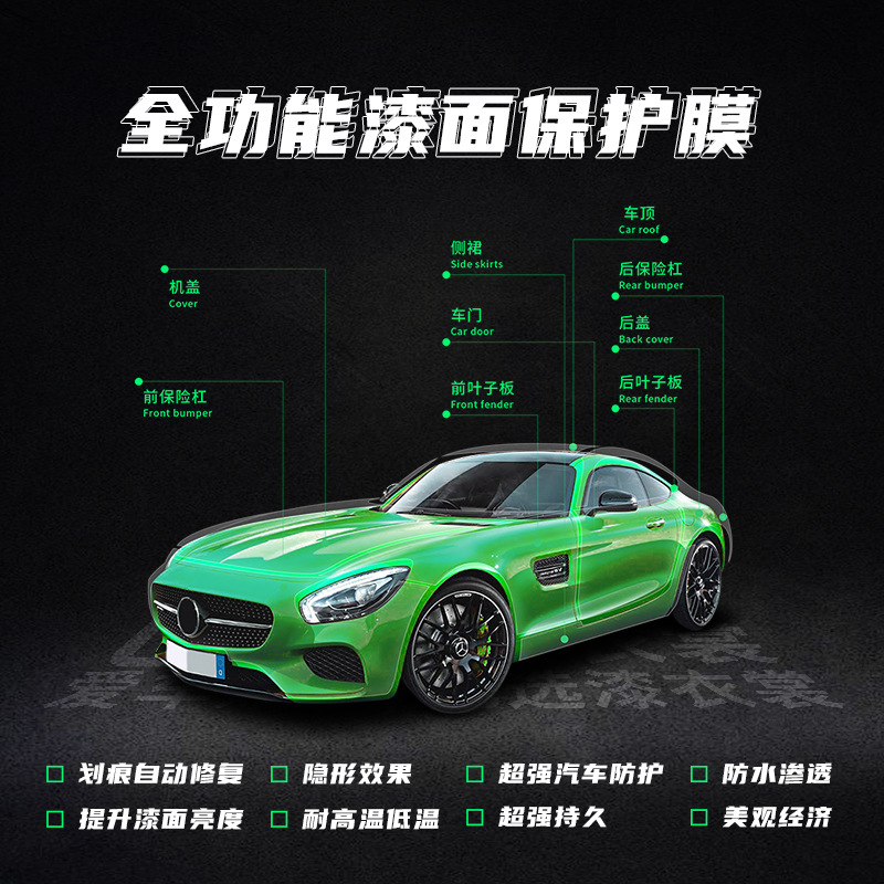 Invisible car clothing TPU paint protective film full car film tpu car film ppf transparent car clothing factory wholesale whole roll