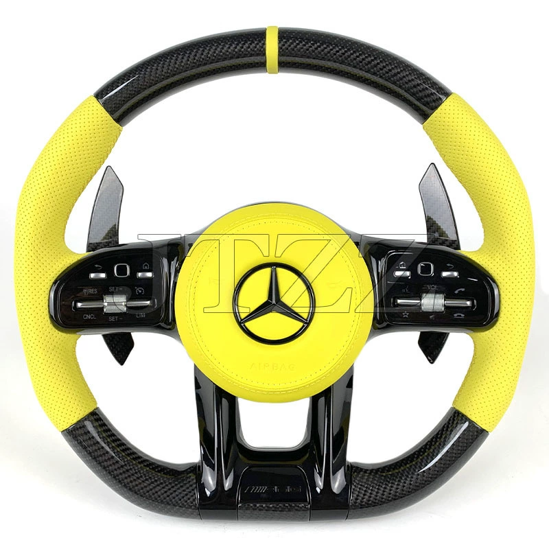 Подходит для Mercedes‑Benz AMG A/C/E/G-класса, C205 W166 W167 W213, старые и новые, карбоновый руль