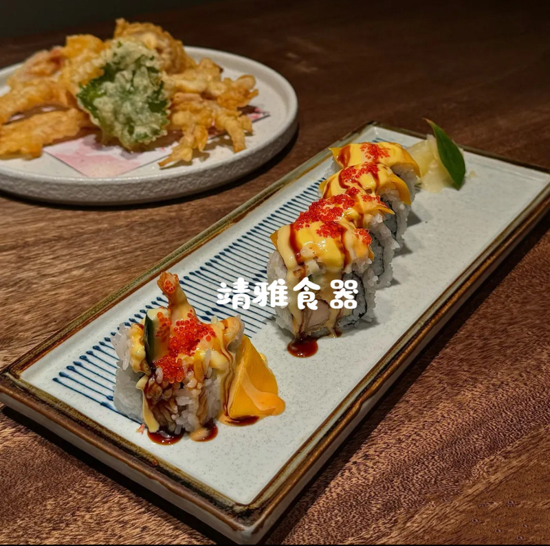 Japanese Cuisine Ceramic Tableware Rectangular Sushi Sashimi Grilled Bird Kebab Plate Mackerel Plate Hot Pot Flat Plate Japanese Cuisine Ceramic Tableware Rectangular Sushi Sashimi Grilled Bird Kebab Plate Mackerel Plate Hot Pot Flat Plate
