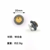 F1170 gun bottom-round round yellow diamond 20mm-with I-shaped buckle/piece
