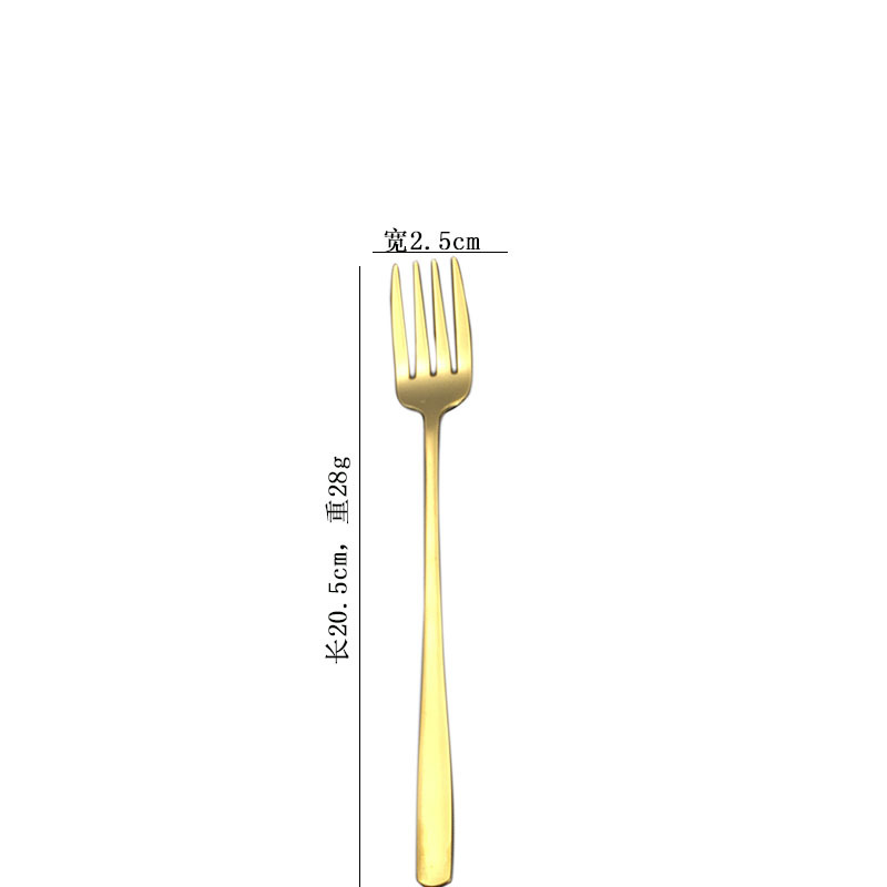 스퀘어 핸들 한국어 "골든 포크" 410