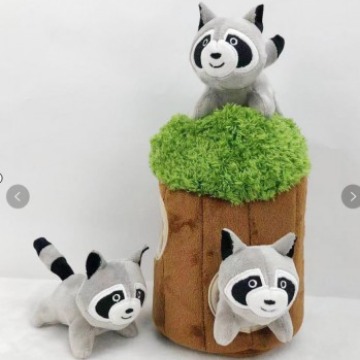 Amazon fuente árbol agujero Casa traje mascota perro escondite sonido de peluche de juguete creaking nido de gato en stock