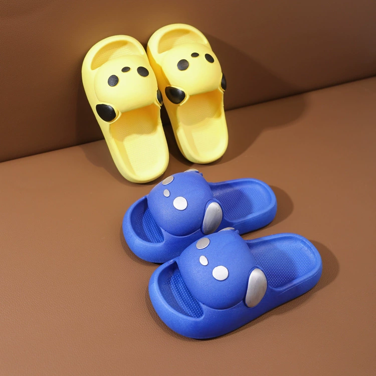 Детские тапочки для девочек летом в помещении для домашней купания нескользящие мягкие подошвы для детей мальчиков холодные тапочки 2025 новый стиль