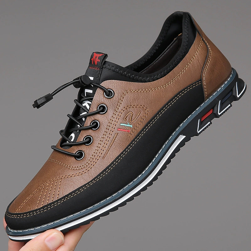 Footwear for leisure, fashionable comfortable shoes for leather shoes, (Cross-border trading), plus size