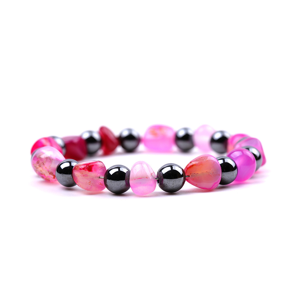 IG Style Simple Style Geometric Beaded Agate Handmade Unisex Bracelets display picture 18