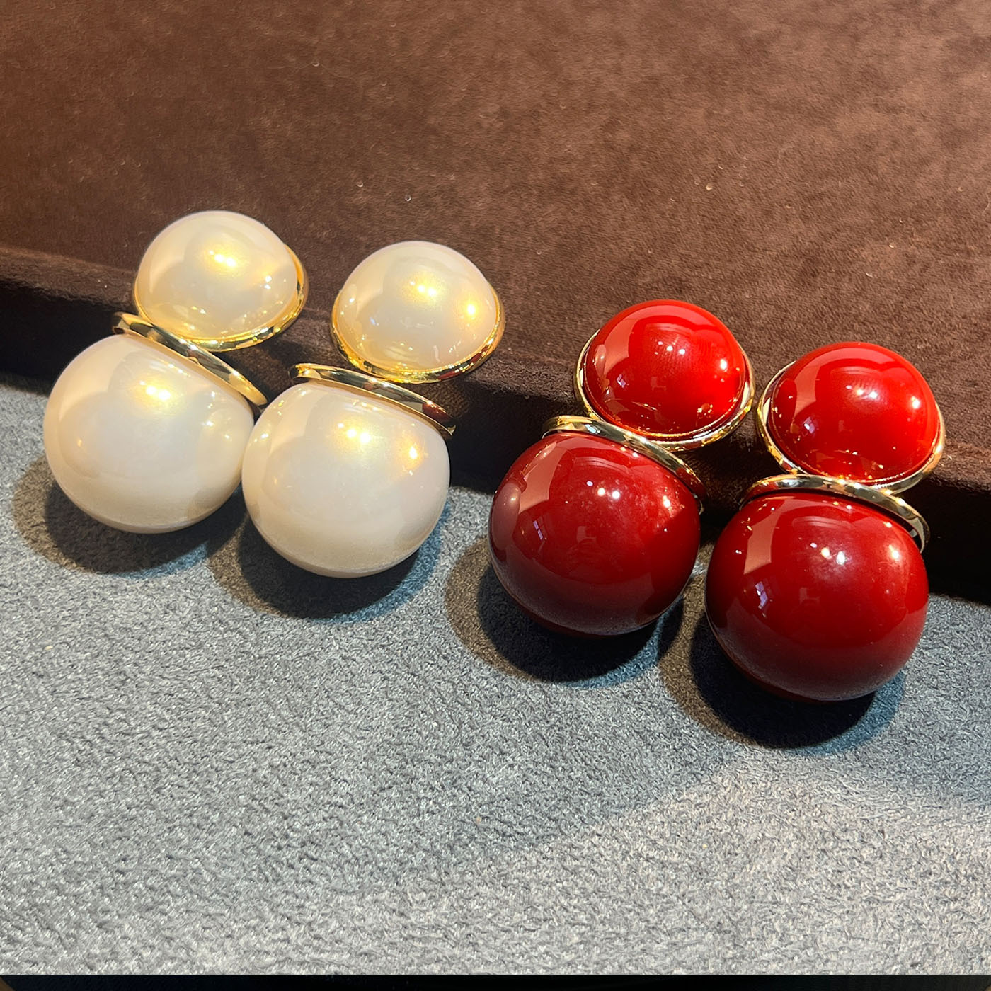 High-end pearl earrings