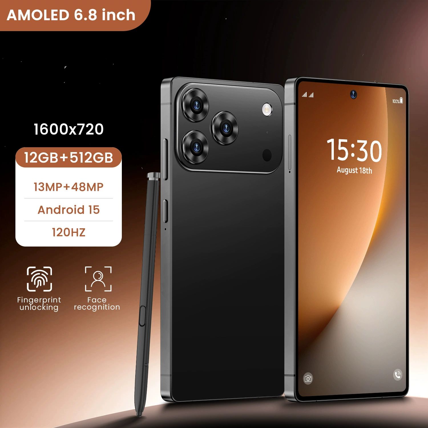 Горячий новейший продукт TK A17 ProMax кросс-border умный Android телефон 12+512GB источник заводская складская поставка