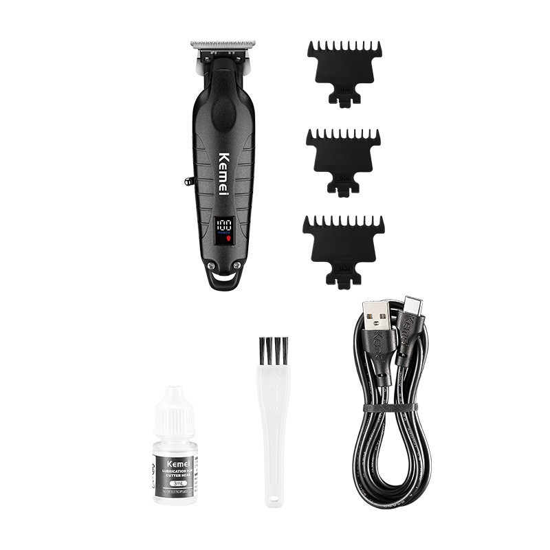 Cortadora de pelo profesional Kemei KM-2293 para peluquerías transfronterizas.