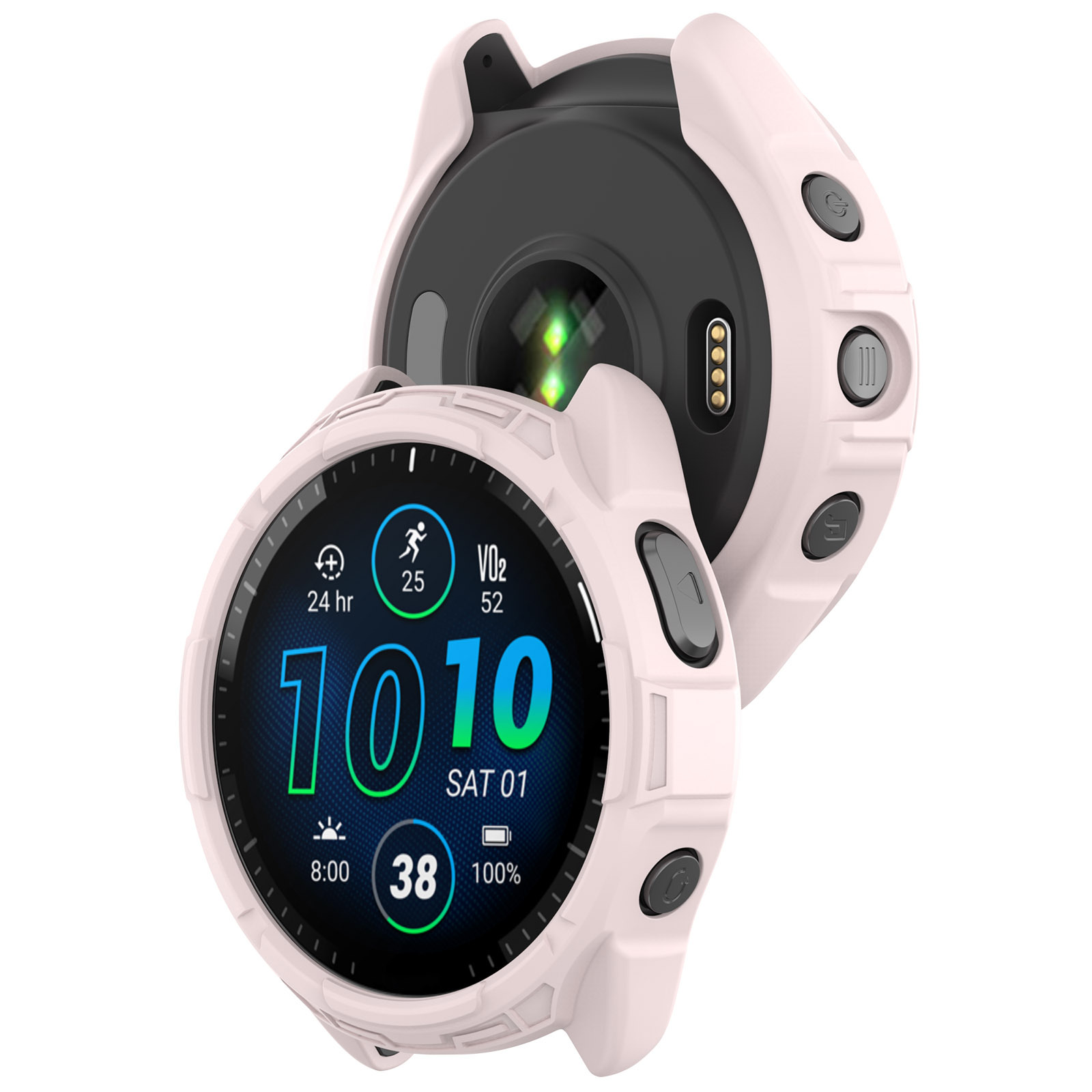Xinyuan Shuntong is equipped with a tpu soft rubber openwork armor case for the Garmin Forerunner965 watch undefined