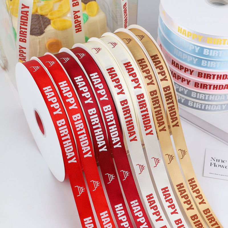 Factory Wholesale 150 Yards Extra-Large Roll Birthday Cake Ribbon Large Roll English Ribbon Gift Box Decoration Tie Ribbon Streamer Factory Wholesale 150 Yards Extra-Large Roll Birthday Cake Ribbon Large Roll English Ribbon Gift Box Decoration Tie Ribbon Streamer