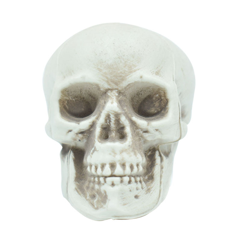 Halloween props simulación esqueleto humano horror Ghost Head bar casa embrujada Cámara atmósfera decoración cráneo