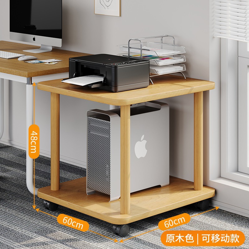 [일반형 - 2단 - 깊이 60cm] 원목색상 + 원목다리 ★