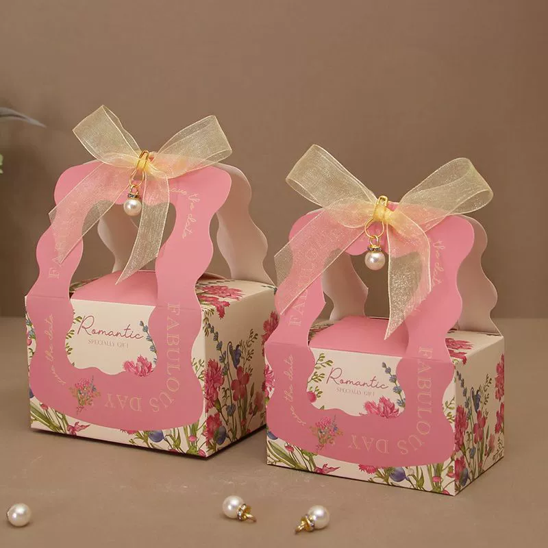 Свадебная коробка конфет 2024, новая свадебная подарочная коробка конфет, элитная нишевая коробка конфет для помолвки, сувенирная пустая коробка