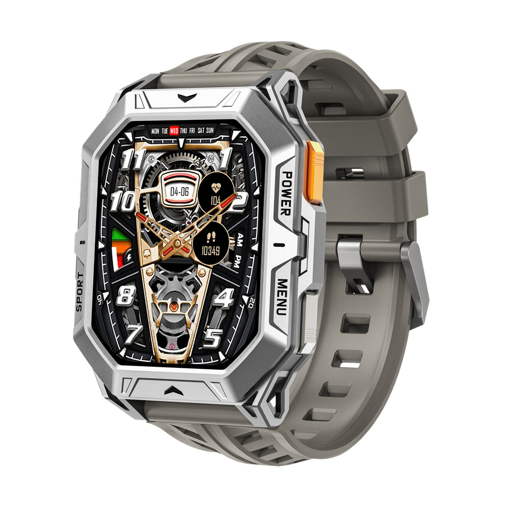 Transfronterizo X1PRO reloj inteligente frecuencia cardíaca Bluetooth brújula de llamada presión barométrica asistente de voz contador de pasos reloj deportivo