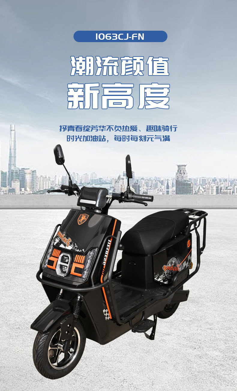 Overseas Export of Electric Scooters, Fangniu Double-Person Commuting Battery Vehicles, Southeast Asia and Middle East Export Motorcycles