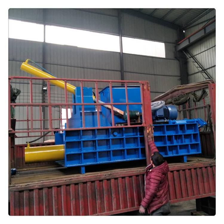 toda la placa de acero residuos de metal prensa de bloque de hierro de acero inoxidable pintura barril prensa de aplanamiento máquina de embalaje de residuos de hierro