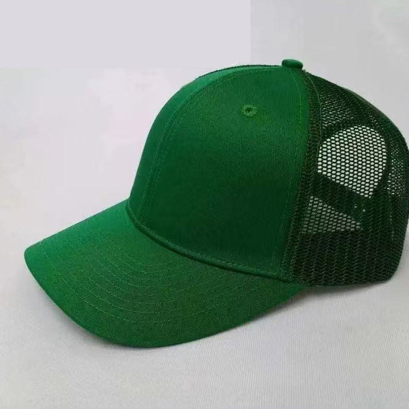 Sombrero de red de lengua de pato de color pequeño sombrero de camión curvo sombrero hombre sombrero de sombrero de béisbol al por mayor sombrero de sombrero de sombrero de sombrero