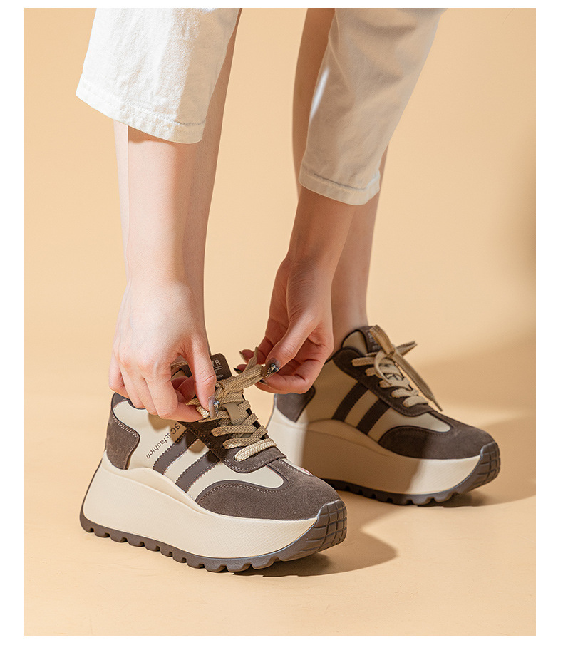 Ténis chunky dad com plataforma sapatos moda feminina_voghion.com