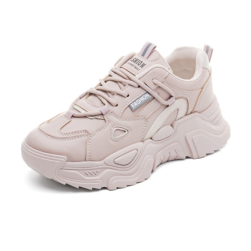 Women's Breathable Lightweight Casual Running Shoes In White_voghion.com