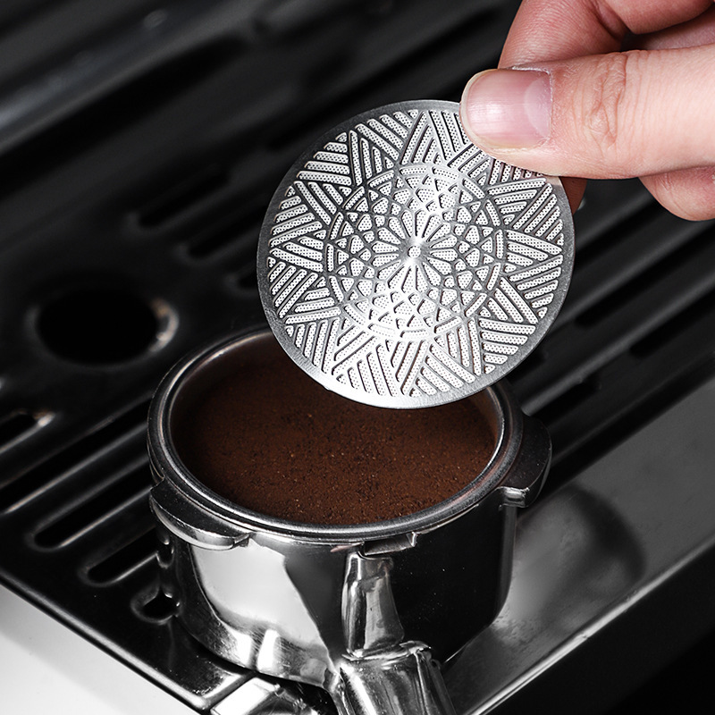 Bincoo Coffee Secondary Water Distribution Network Extraction Filter Stainless Steel 51/58.5mm Multifunctional Coffee Machine