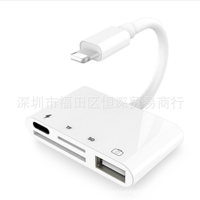 For Apple Samsung Android to SD TF USB charging read U disk OTG charging converter mouse keyboard