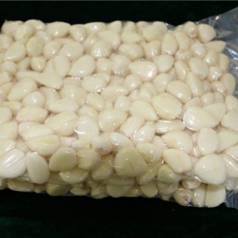 山东大蒜去皮蒜米剥皮新鲜手工剥皮的大蒜米蒜瓣干大蒜头包邮批发